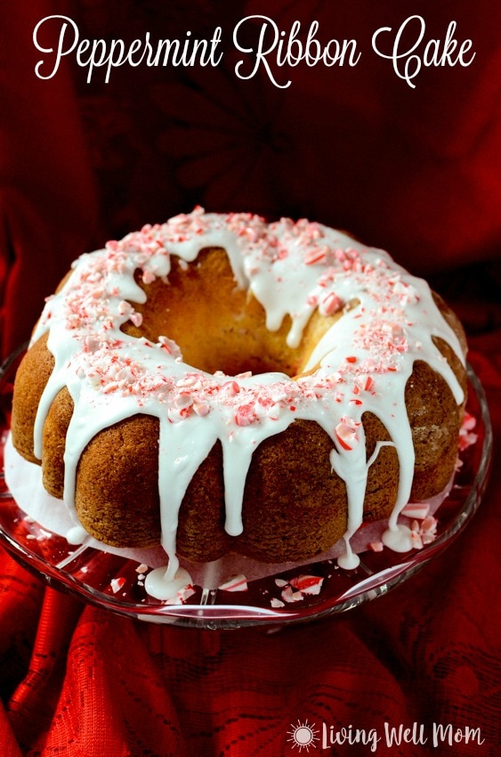 This festive Peppermint Ribbon Cake recipe is perfect for a holiday get together. It’s not too rich or sweet so it’s great for a lighter dessert, yet it looks so pretty!
