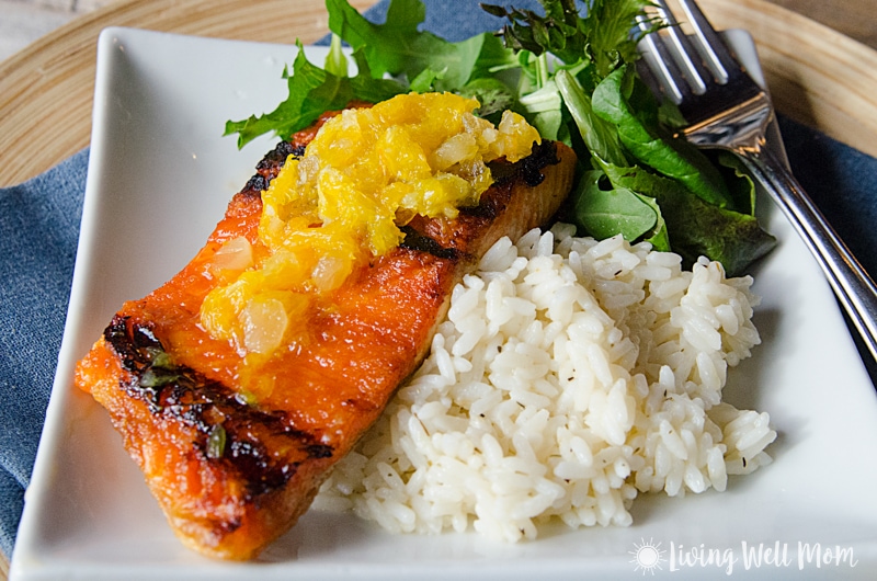 This recipe for Baked Salmon with Orange Glaze is mouth-wateringly delicious!