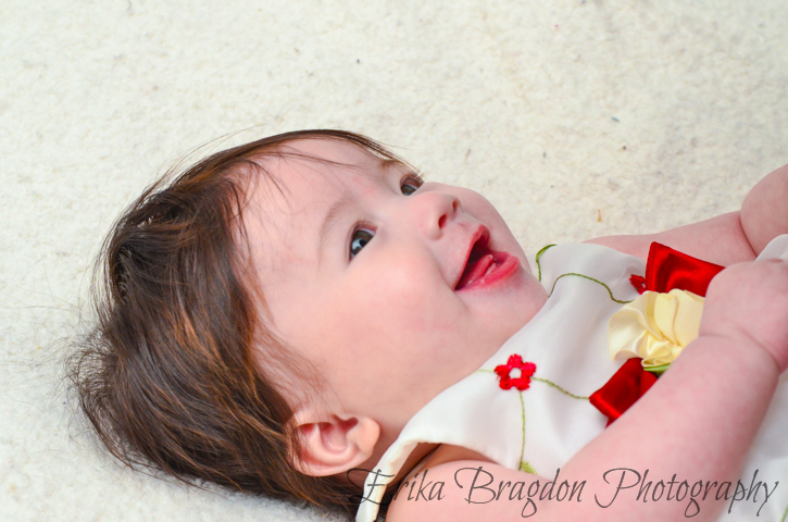 Baby Cyrena is 6 months old
