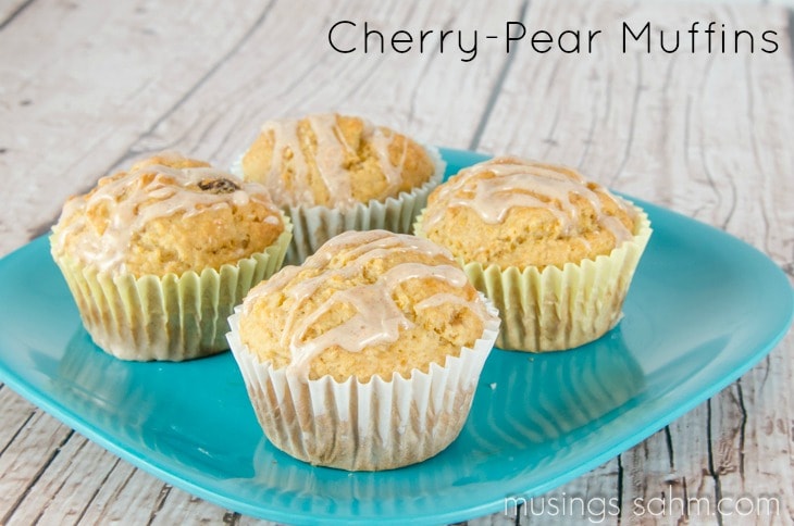 Cherry Pear Muffins