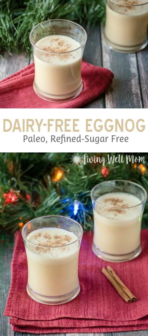 Dairy-Free Eggnog | Almond Milk, Paleo, Refined Sugar-Free recipe