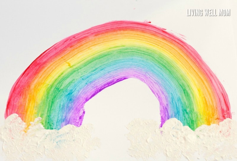 How to Make a Sponge Painting Rainbow