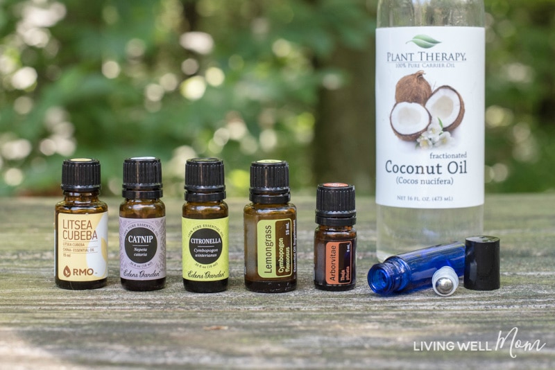 Homemade Essential Oil Mosquito Repellent Spray + Roller Blend