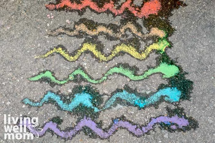 Non-toxic sidewalk paint with just 3 ingredients