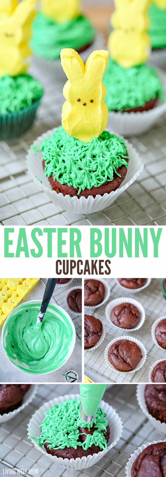 Easter Bunny Cupcakes