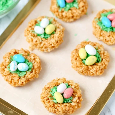 Easter bunny Rice Krispie treats