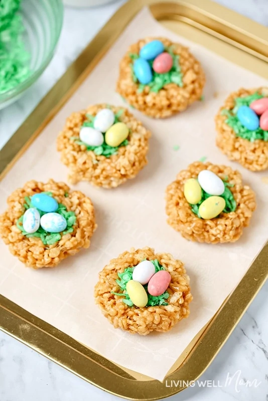 Easter bunny Rice Krispie treats