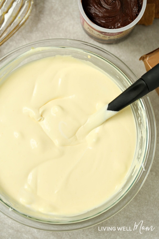 instant vanilla pudding in a bowl