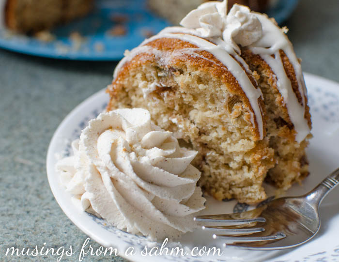 Rhubarb Spice Cake with Spiced Whipped Cream Recipe