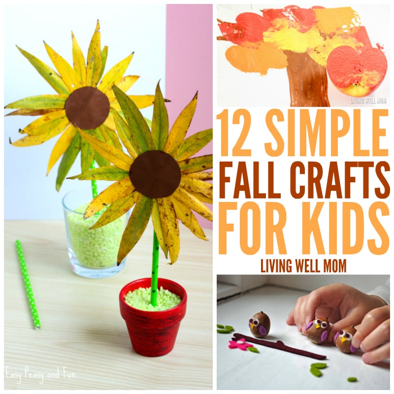 12 Simple Fall Crafts for Preschoolers to Develop Fine Motor Skills