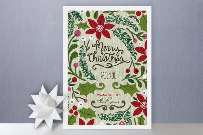 minted instagrid holiday card