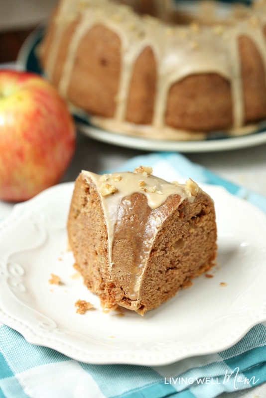 With a perfect blend of cinnamon, apple, and nutmeg, this Caramel Apple Cake is topped with a delightful caramel icing and will quickly become a favorite fall dessert!