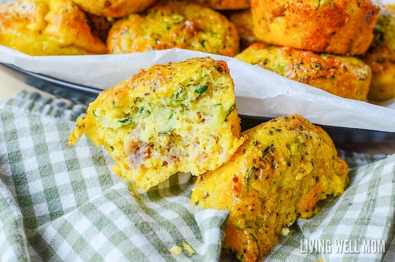 Make this hearty breakfast ahead of time, freeze it, then pop in the microwave for an delicious on-the-go breakfast the whole family will love! This Zucchini Sausage Mini Quiches recipe is gluten-free and kid-approved.