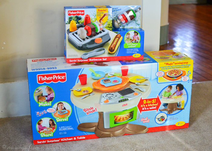 fisher price servin surprises kitchen and table