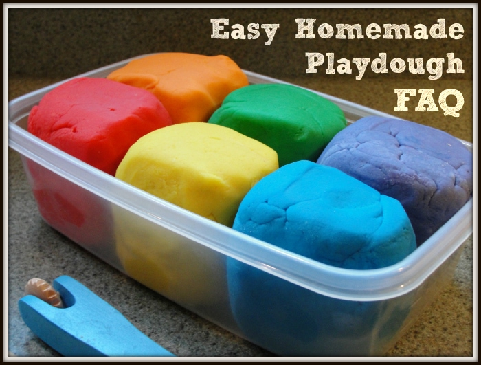Easy Homemade Playdough FAQ Living Well Mom
