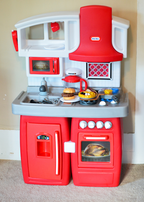 little tikes kitchen makeover