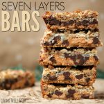 Seven Layer Magic Cookie Bars - with chocolate, butterscotch, coconut, walnuts, graham, and more, this mouthwatering cookie bar recipe is a crowd favorite. Plus it's quick and easy to make!