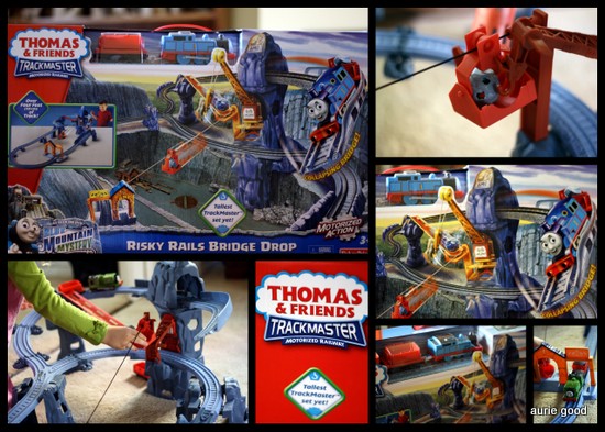 thomas the train risky rails bridge drop