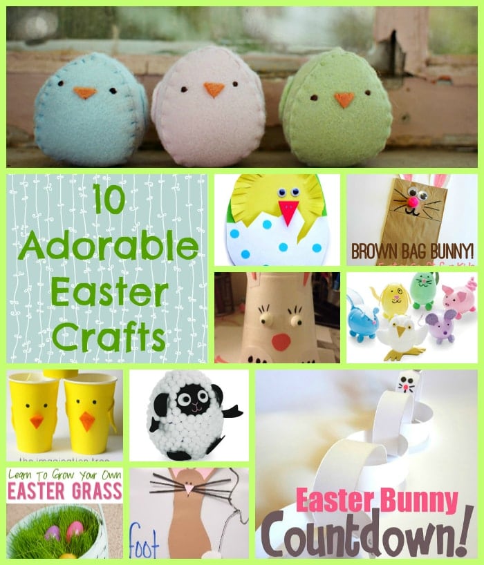 10 Adorable Easter Crafts - Living Well Mom