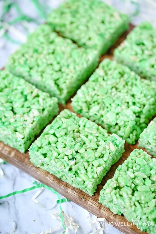 Lime Jello Rice Krispies Treats