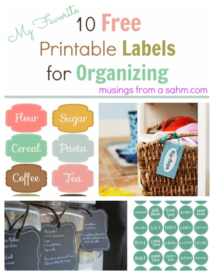 10 free printable labels for organizing living well mom