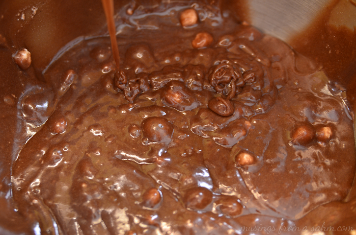 chocolate cake batter