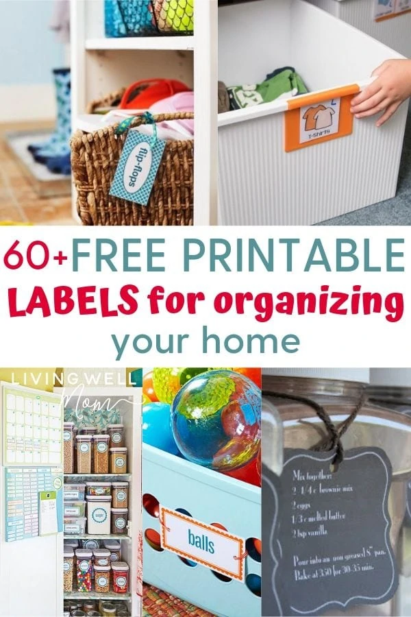 free printable labels for your home
