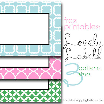 blank printable labels