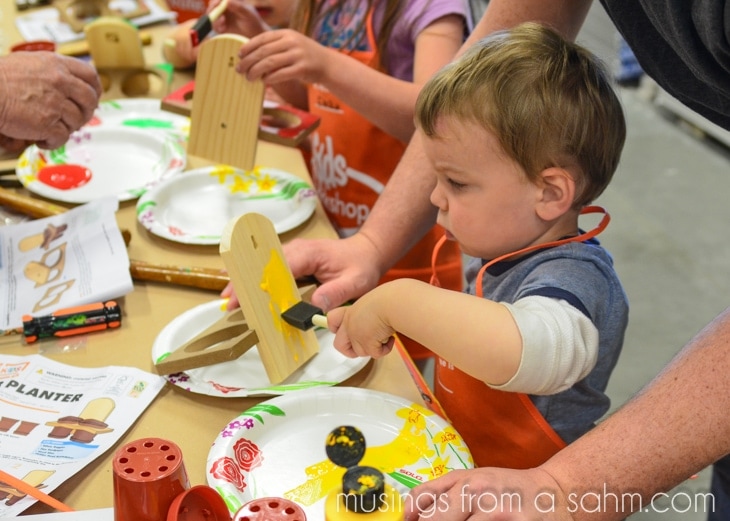 DIY For Kids At The Home Depot Kids Workshop DigIn Living Well Mom