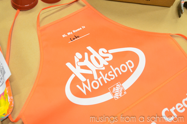 DIY For Kids At The Home Depot Kids Workshop DigIn Living Well Mom   Home Depot Kids Workshop 5 2 