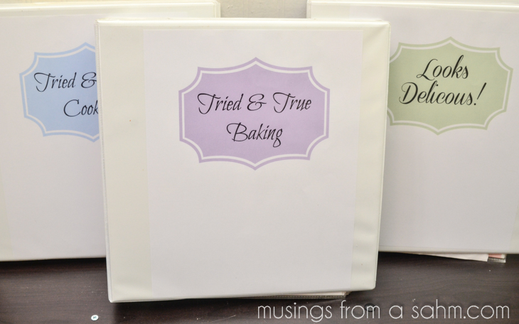 A Simple DIY Recipe Binder with Free Printables