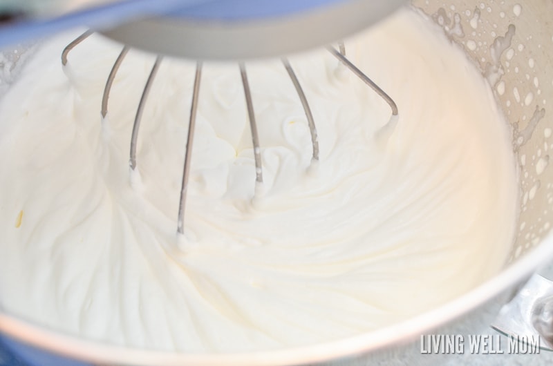 making homemade whipped cream