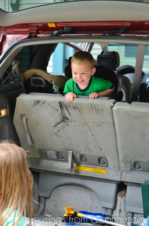 Car Organization: How I Organized Our Mini Van - Living Well Mom