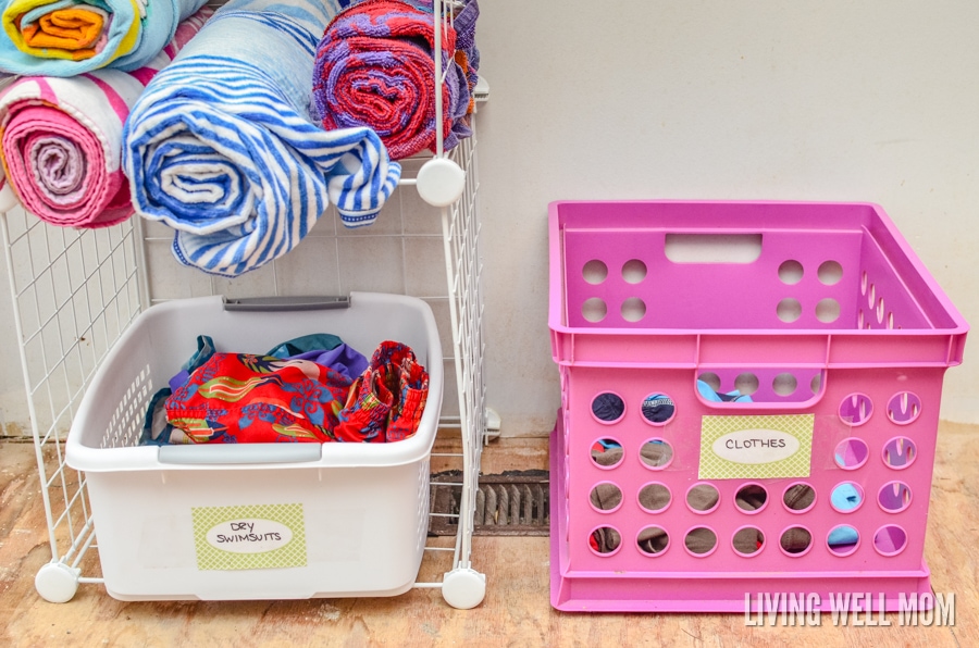 DIY Swim Gear Organizer Everything in One Place