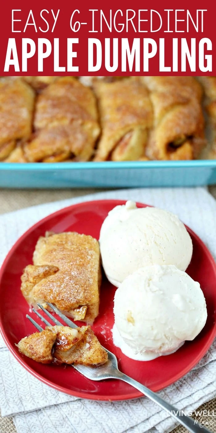 This simple recipe for 6-ingredient apple dumplings is so easy to make, it’s perfect for letting your kids help you bake. This apple dessert might become a fall favorite for your family just like it has for mine!