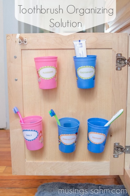 Kids Bathroom Organizing Hacks