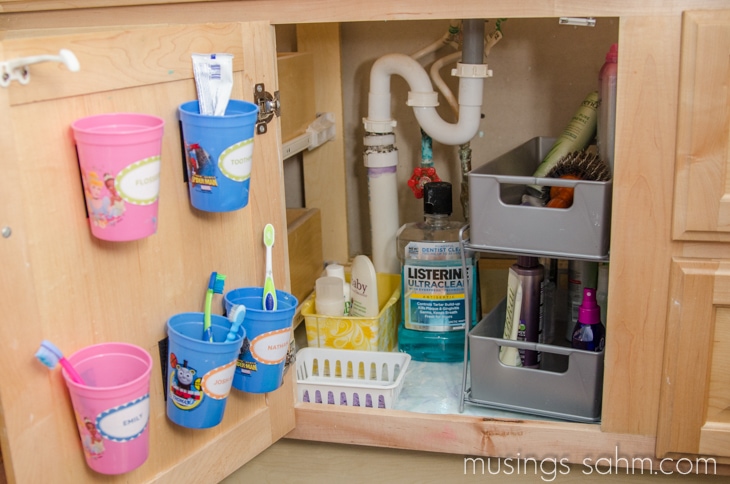 organizing under my bathroom sink