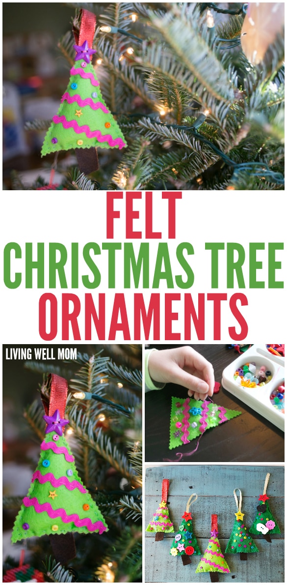 Felt Christmas Tree Ornaments