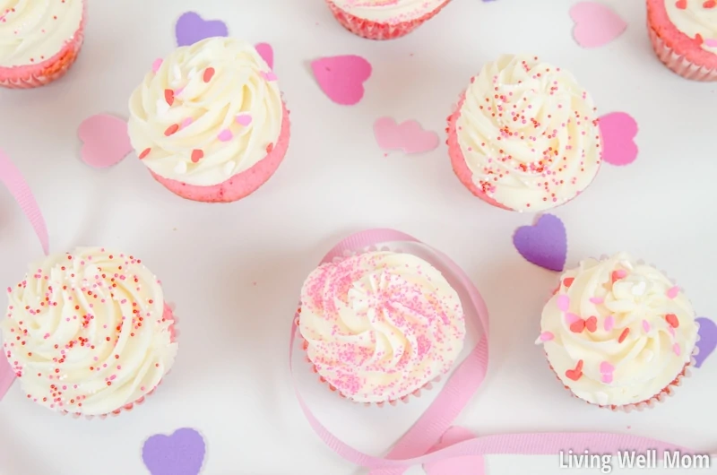 Looking for a cupcake with some color for Valentine’s Day, a baby shower, or birthday party? With a classic vanilla flavor and an unforgettable buttercream frosting, these pretty Pink Velvet Cupcakes are always a favorite!