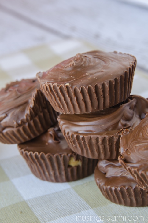 Homemade Peanut Butter Cups - the easy no-bake recipe