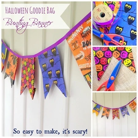 diy halloween banner craft