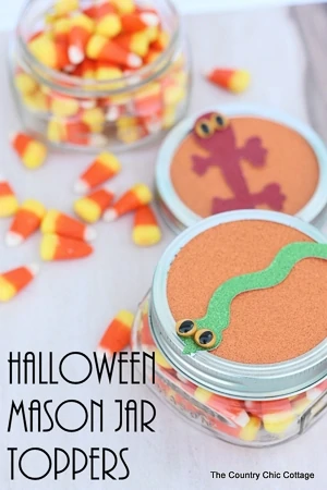 Halloween Candy Jars - Eighteen25