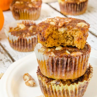 I didn't believe these delicious Pumpkin Streusel Muffins were gluten-free when I first tried them- they are so good! I love how they're naturally sweetened and easy to make too. My whole family, including the kids, love this recipe!