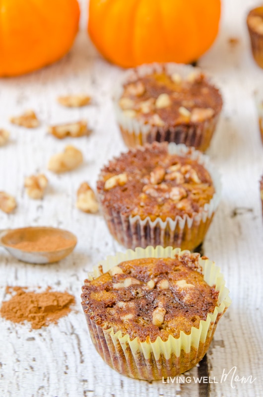  I didn't believe these delicious Pumpkin Streusel Muffins were gluten-free when I first tried them- they are so good! I love how they're naturally sweetened and easy to make too. My whole family, including the kids, love this recipe!