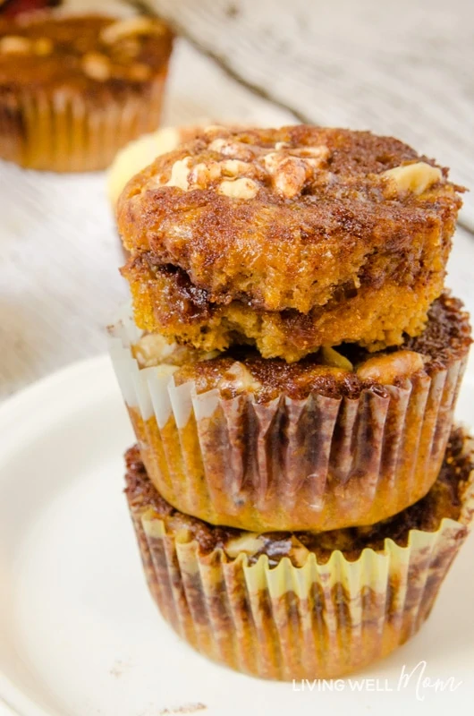  I didn't believe these delicious Pumpkin Streusel Muffins were gluten-free when I first tried them- they are so good! I love how they're naturally sweetened and easy to make too. My whole family, including the kids, love this recipe!