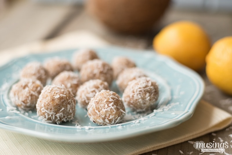 Raw Lemon Coconut Macaroons