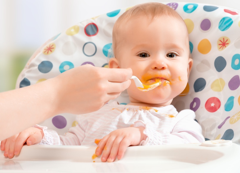 The Truth About Feeding Baby Solids - Living Well Mom