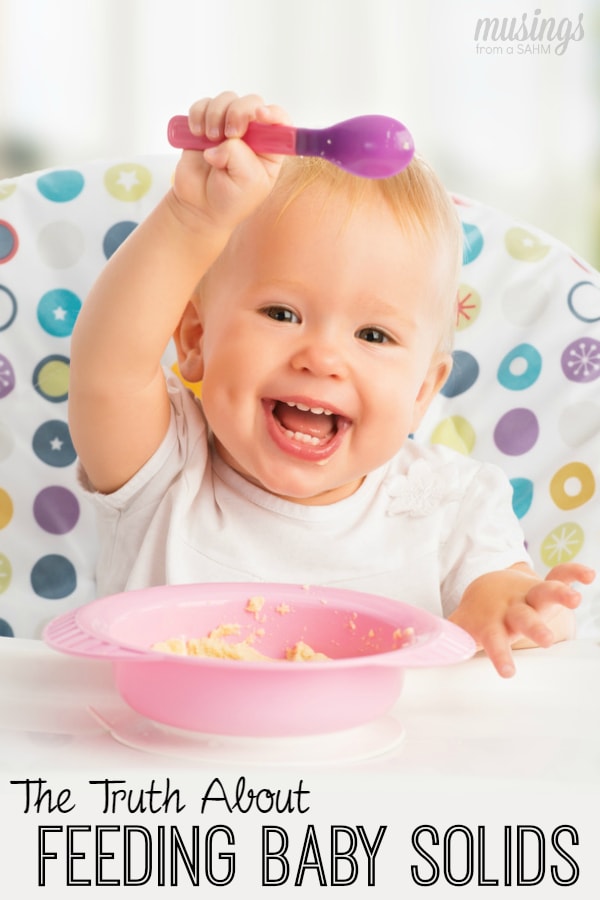 The Truth About Feeding Baby Solids - Living Well Mom