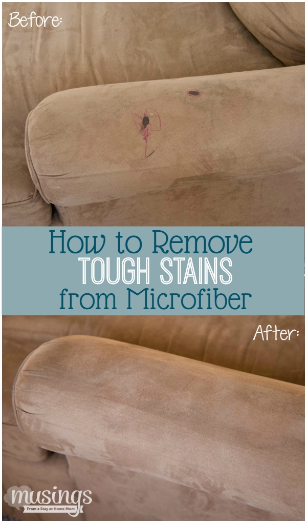 cleaning stains off brown microfiber couch before and after pictures