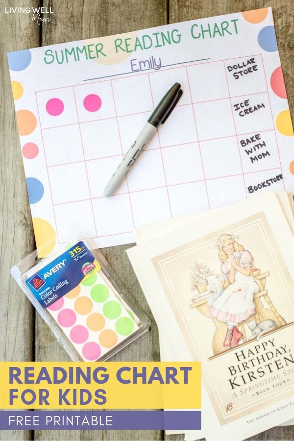 Free Printable Summer Reading Log for Kids